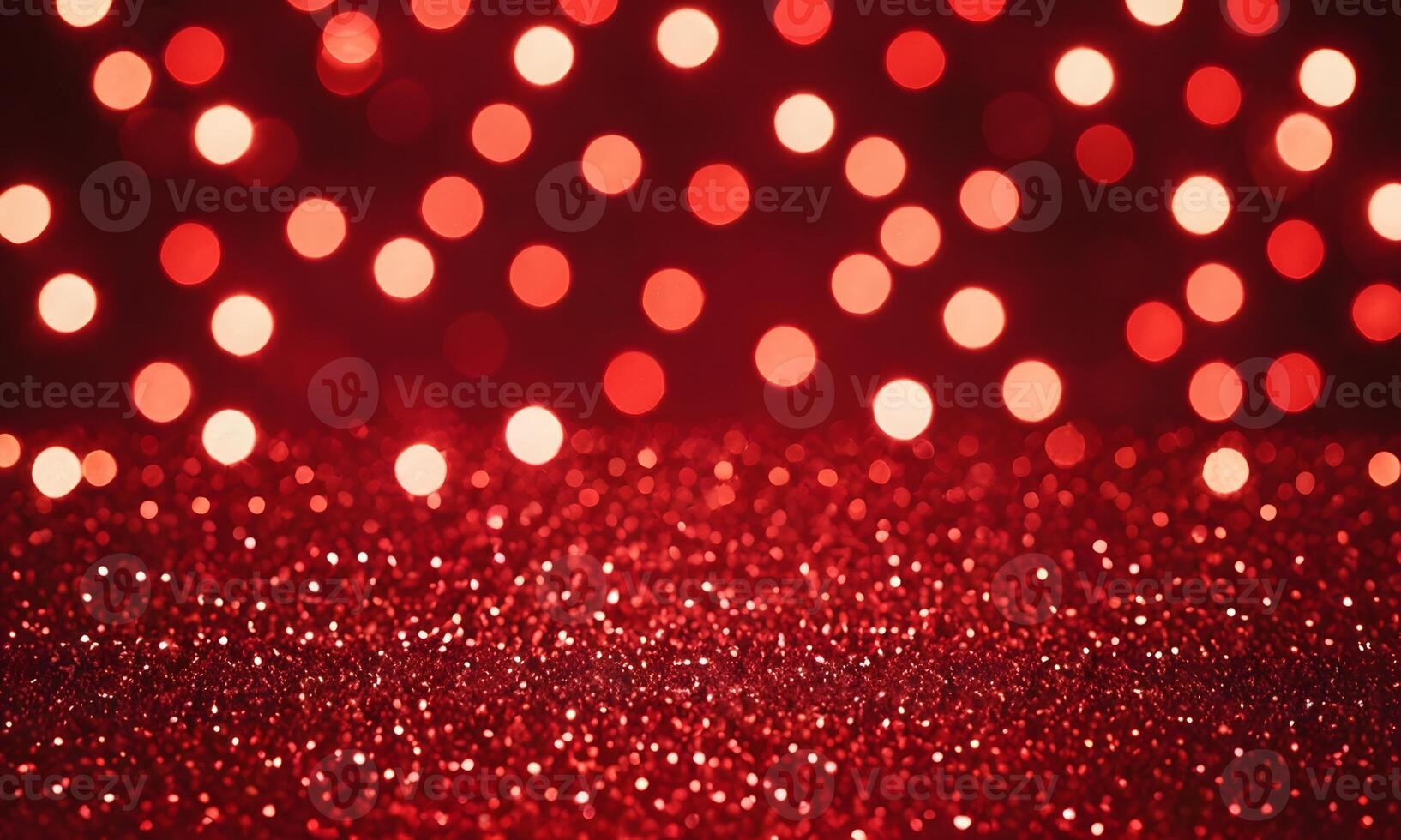 Christmas xmas background red abstract valentine Red glitter bokeh vintage lights photo