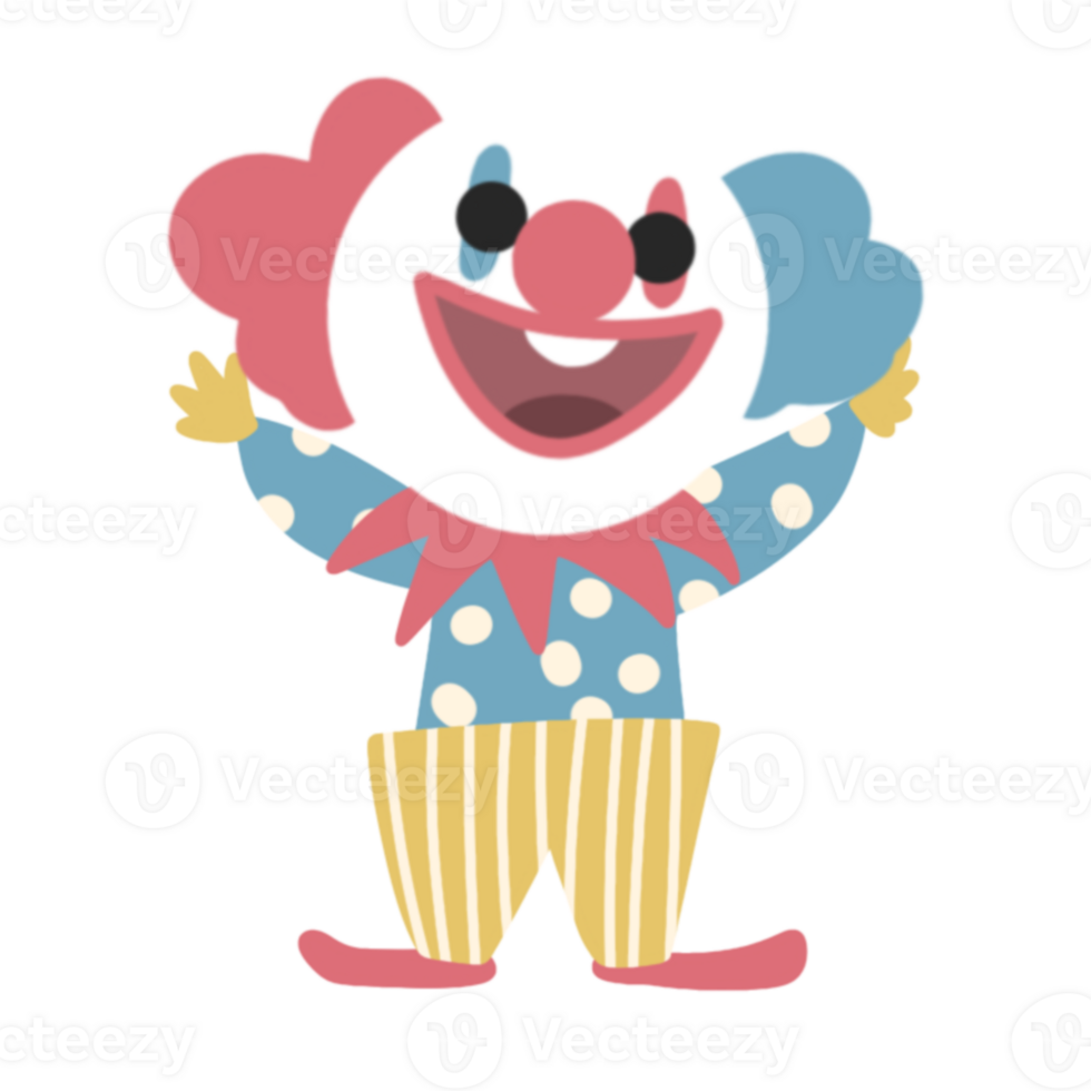 Clown posse illustration png