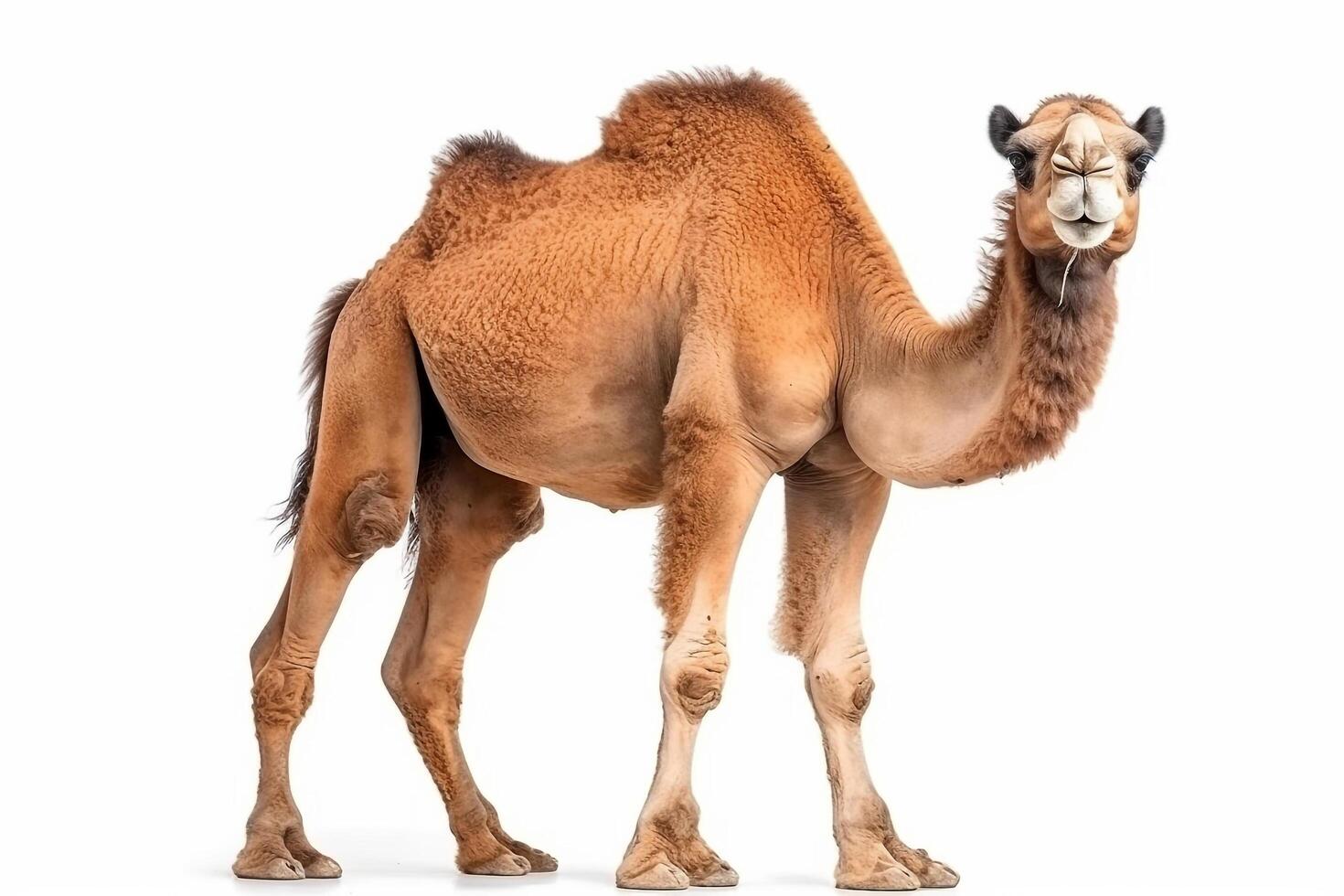 Camel isolate on white background .. photo