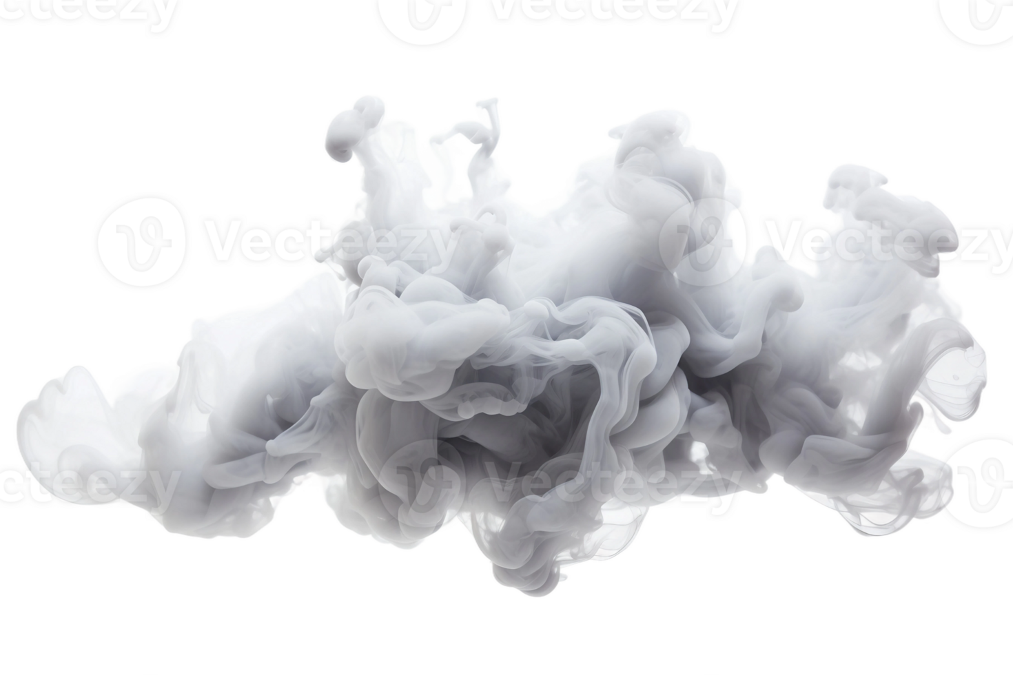 Pearl Smoke Cloud on transparent background. png