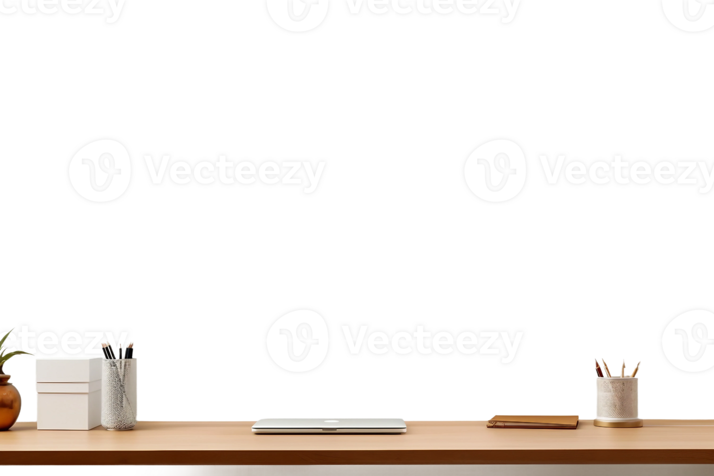 Office Desk on transparent background. png