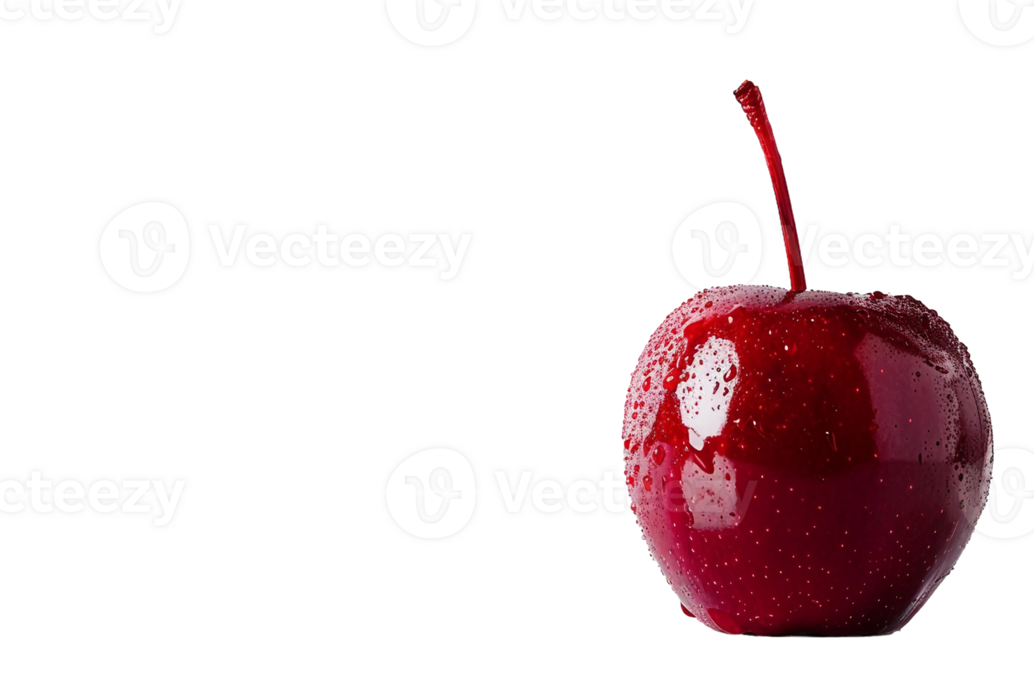 Tempting Candy Apple On Transparent Background. 43349824 PNG