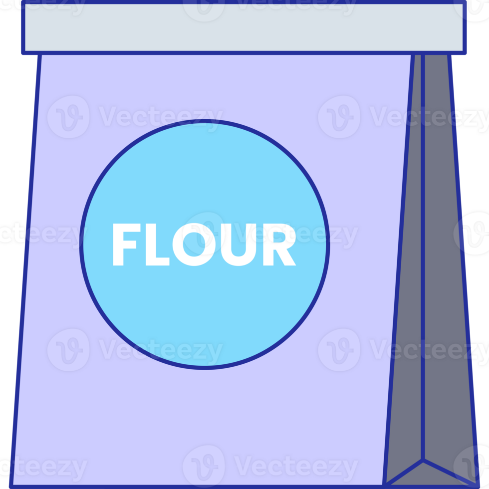 Packaged Flour Illustration png