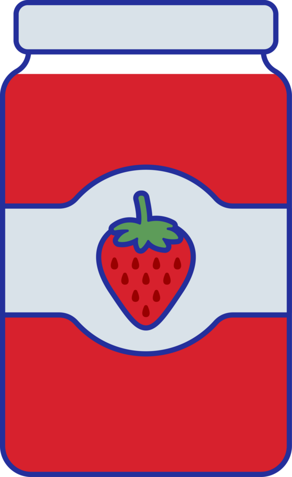 Strawberry Jam Illustration png