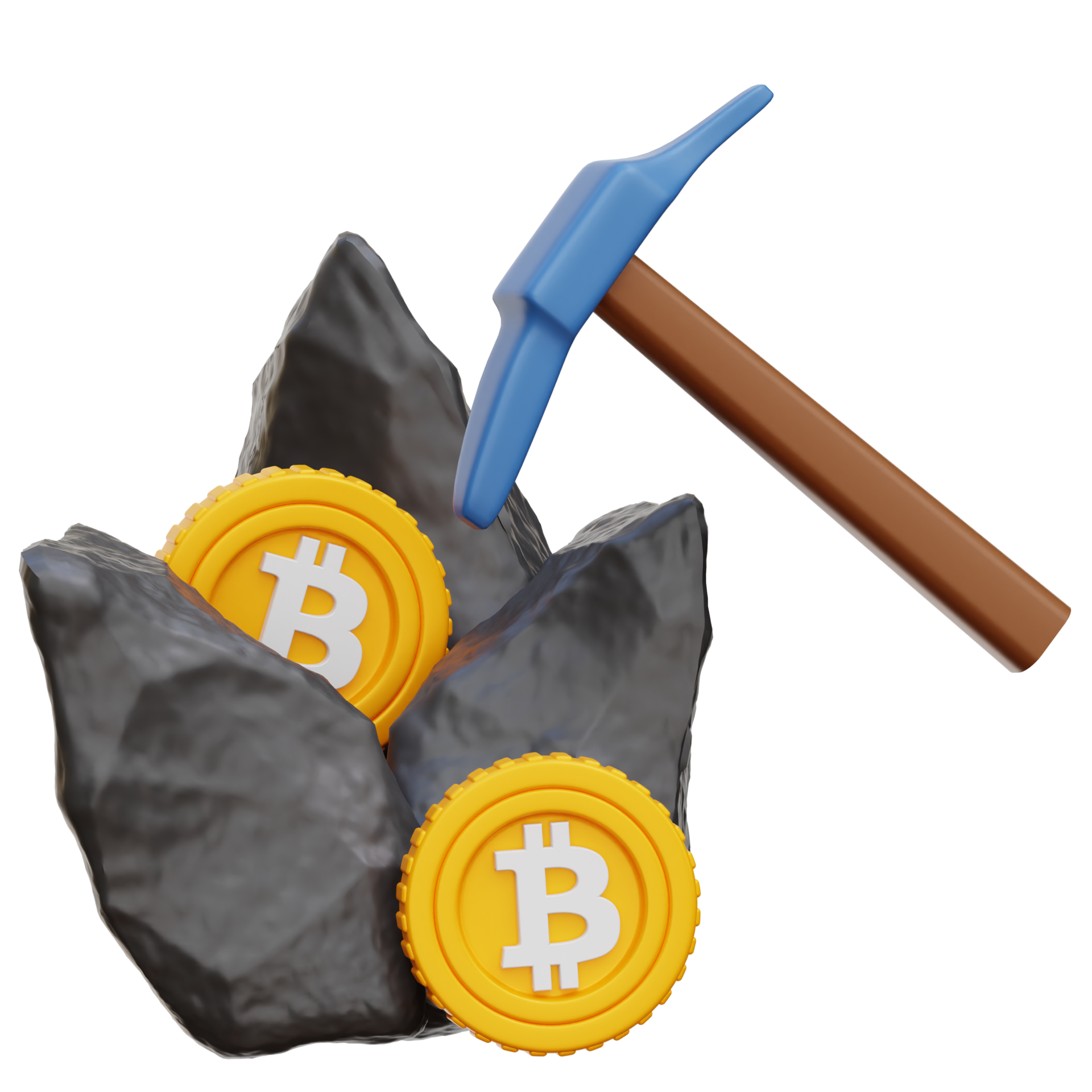 Crypto Mining 3d Illustration 43350125 PNG