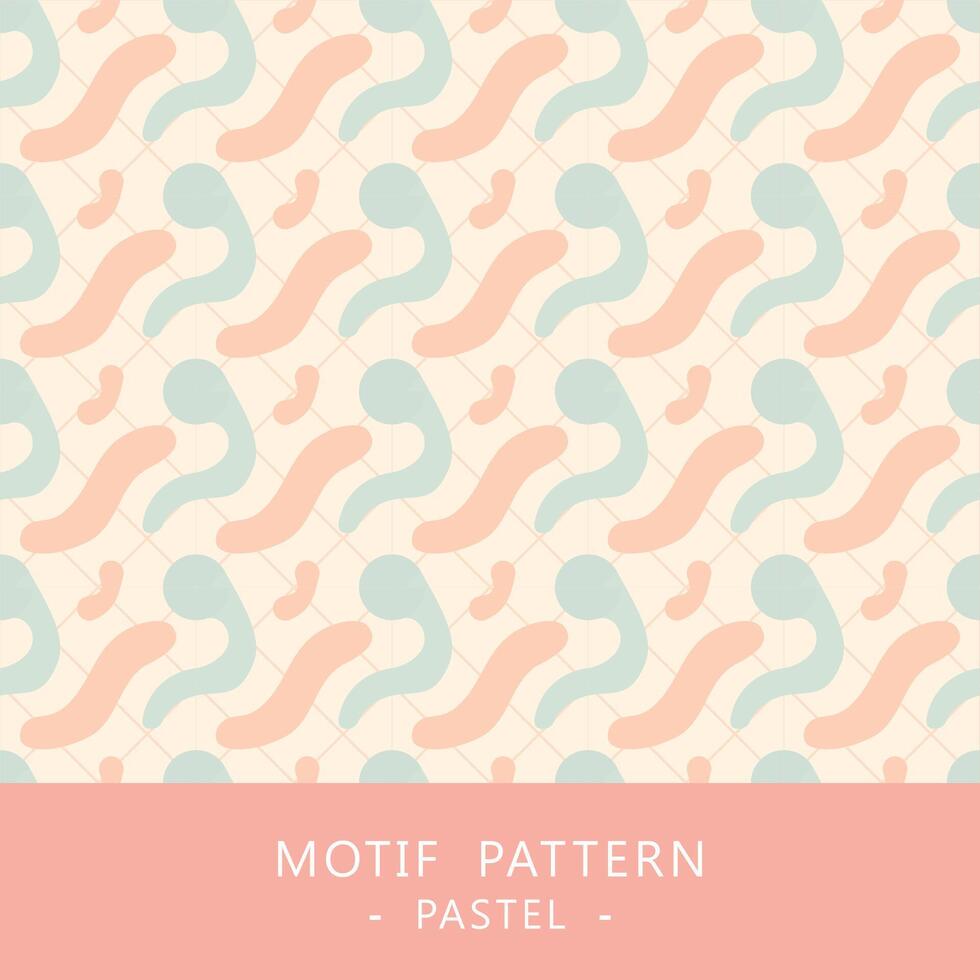 abstract adorable pastel seamless pattern background design vector