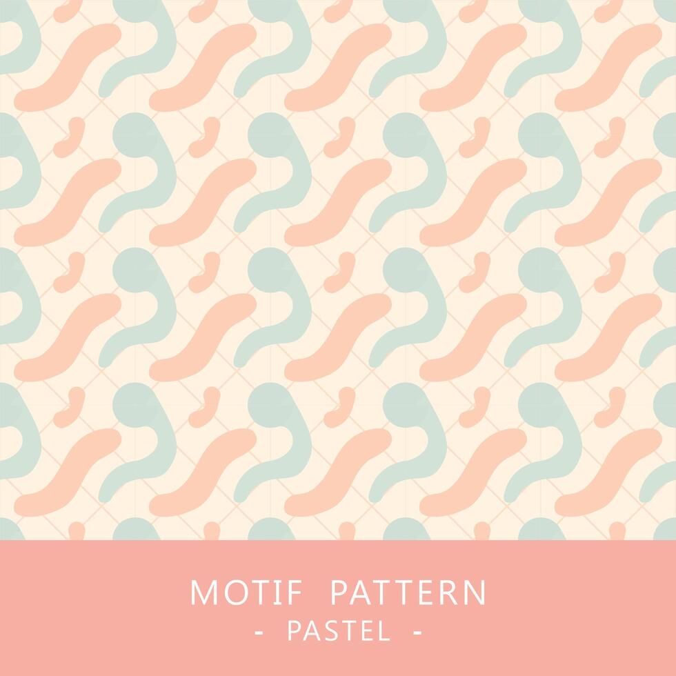 abstract adorable pastel seamless pattern background design vector