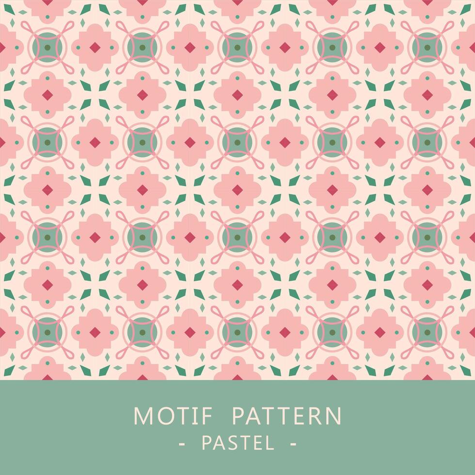 pink floral seamless pattern background design vector
