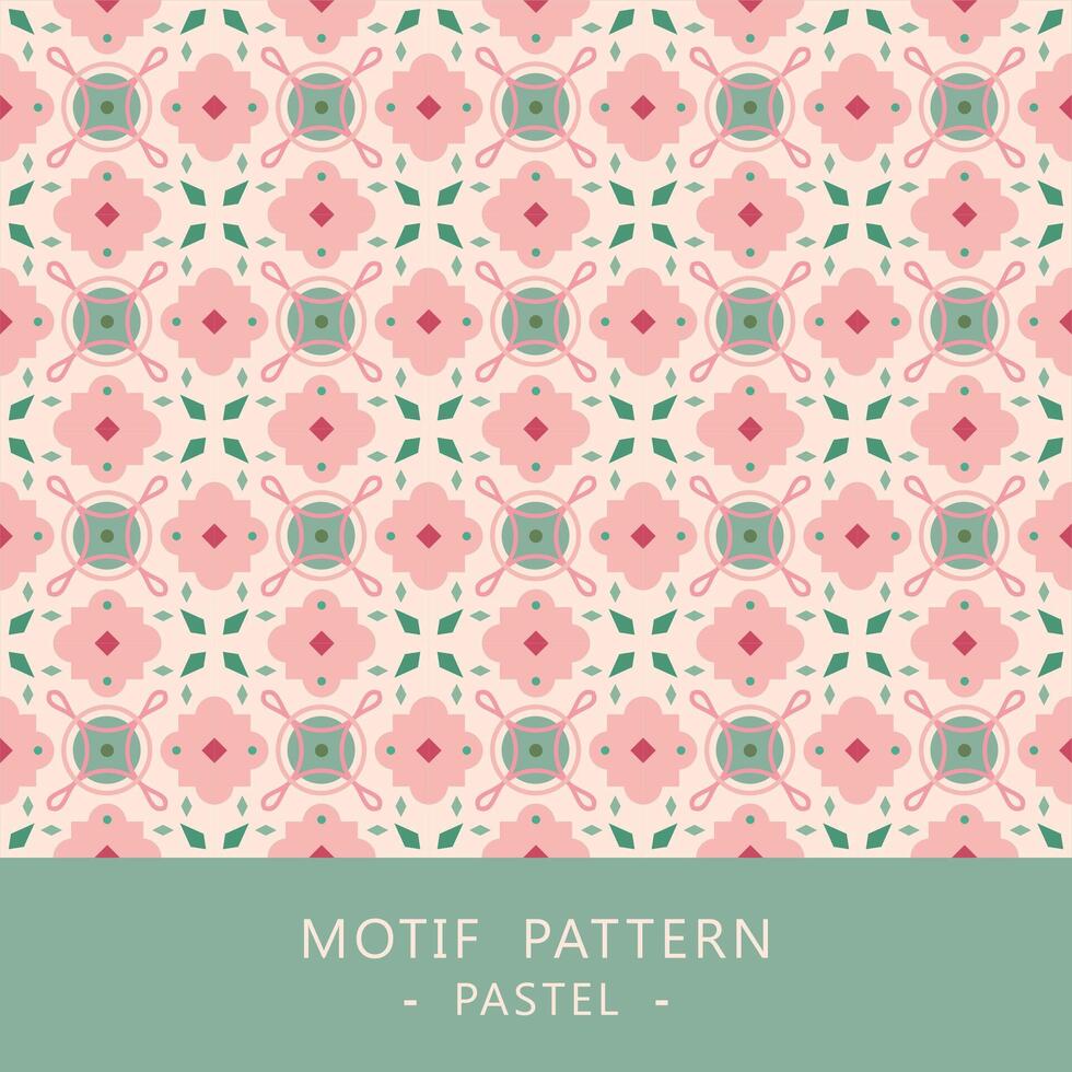 pink floral seamless pattern background design vector