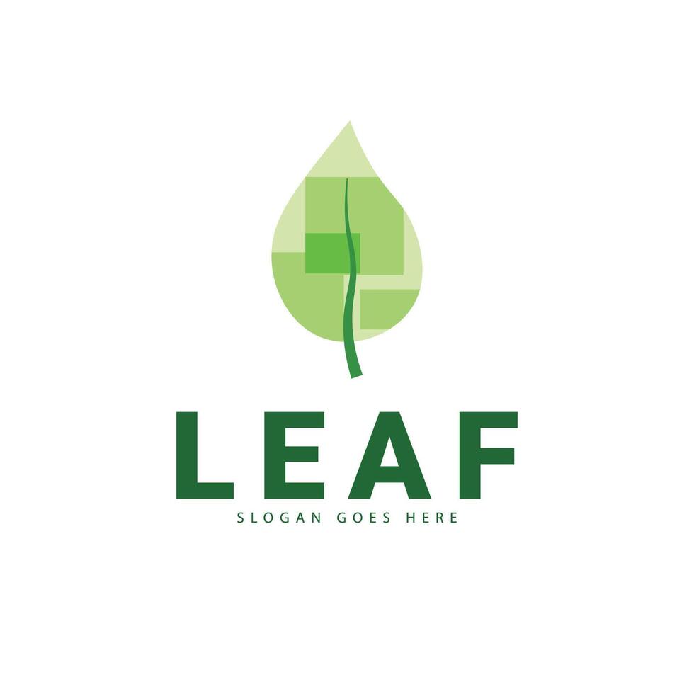 leaf logo, this logo is suitable for your business vector