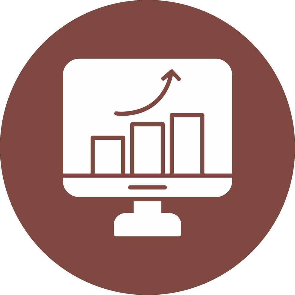 Improvement Glyph Multi Circle Icon vector
