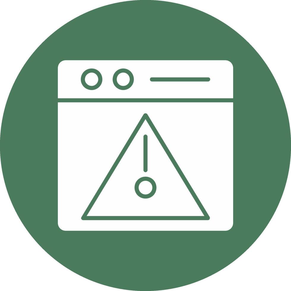 Error Glyph Multi Circle Icon vector