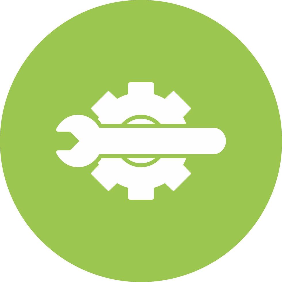 Technical Tools Glyph Multi Circle Icon vector