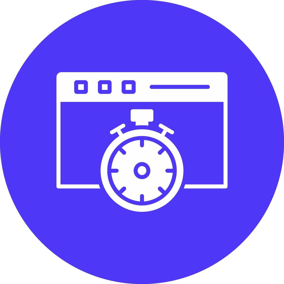 Fast Access Glyph Multi Circle Icon vector