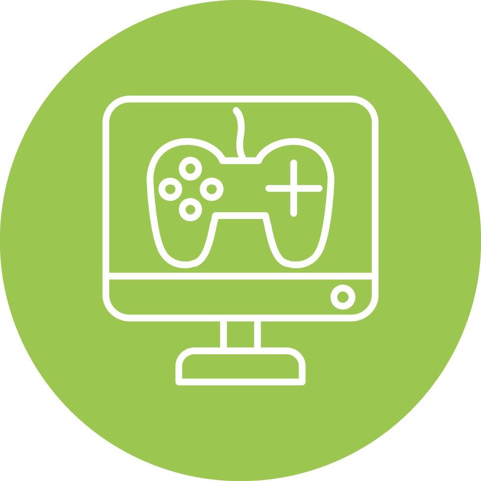 Game Development Line Multi Circle Icon vector