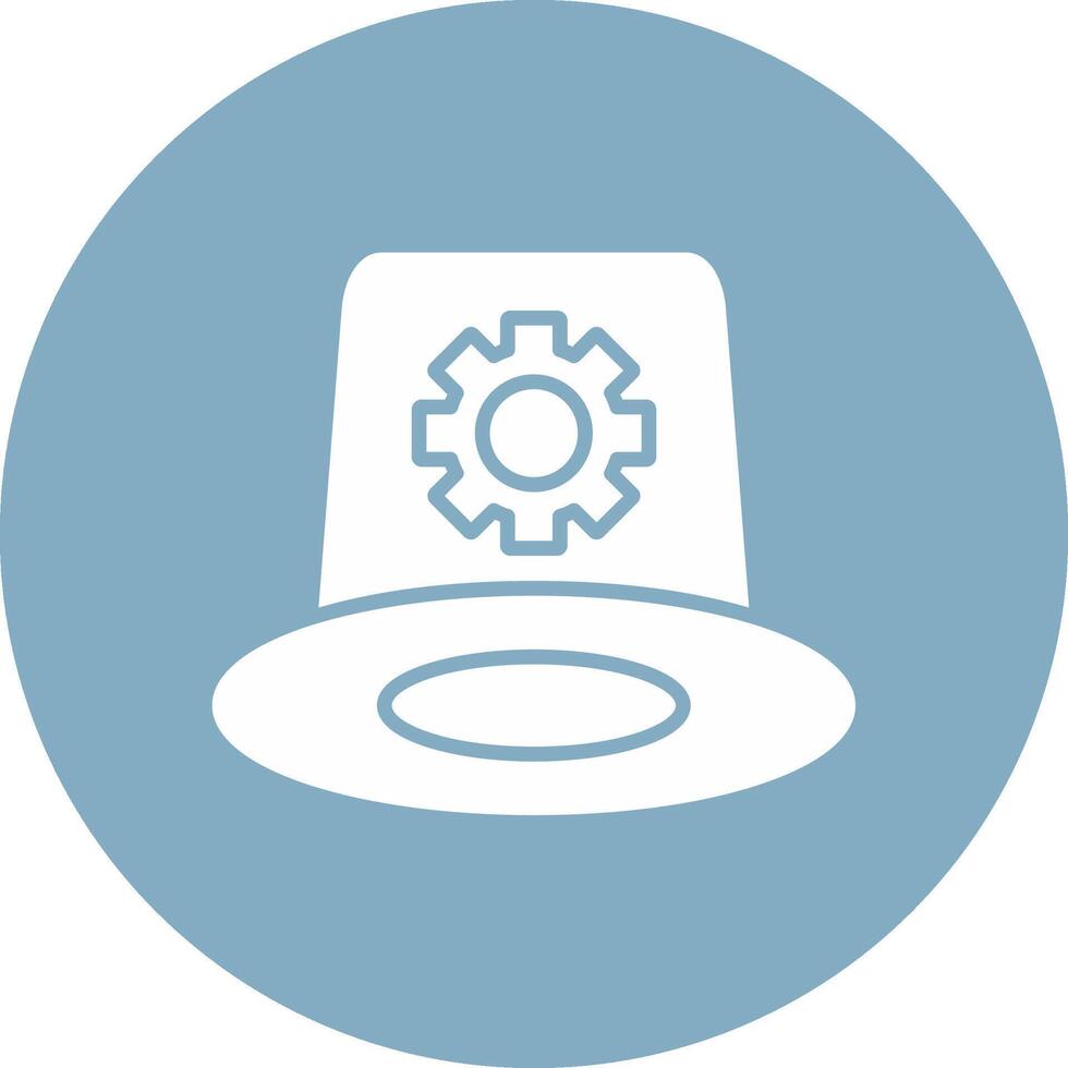 Whitehat Glyph Multi Circle Icon vector
