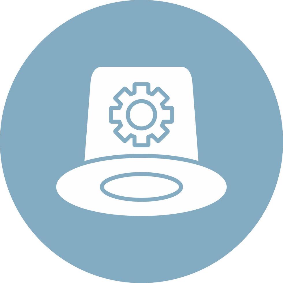 Whitehat Glyph Multi Circle Icon vector