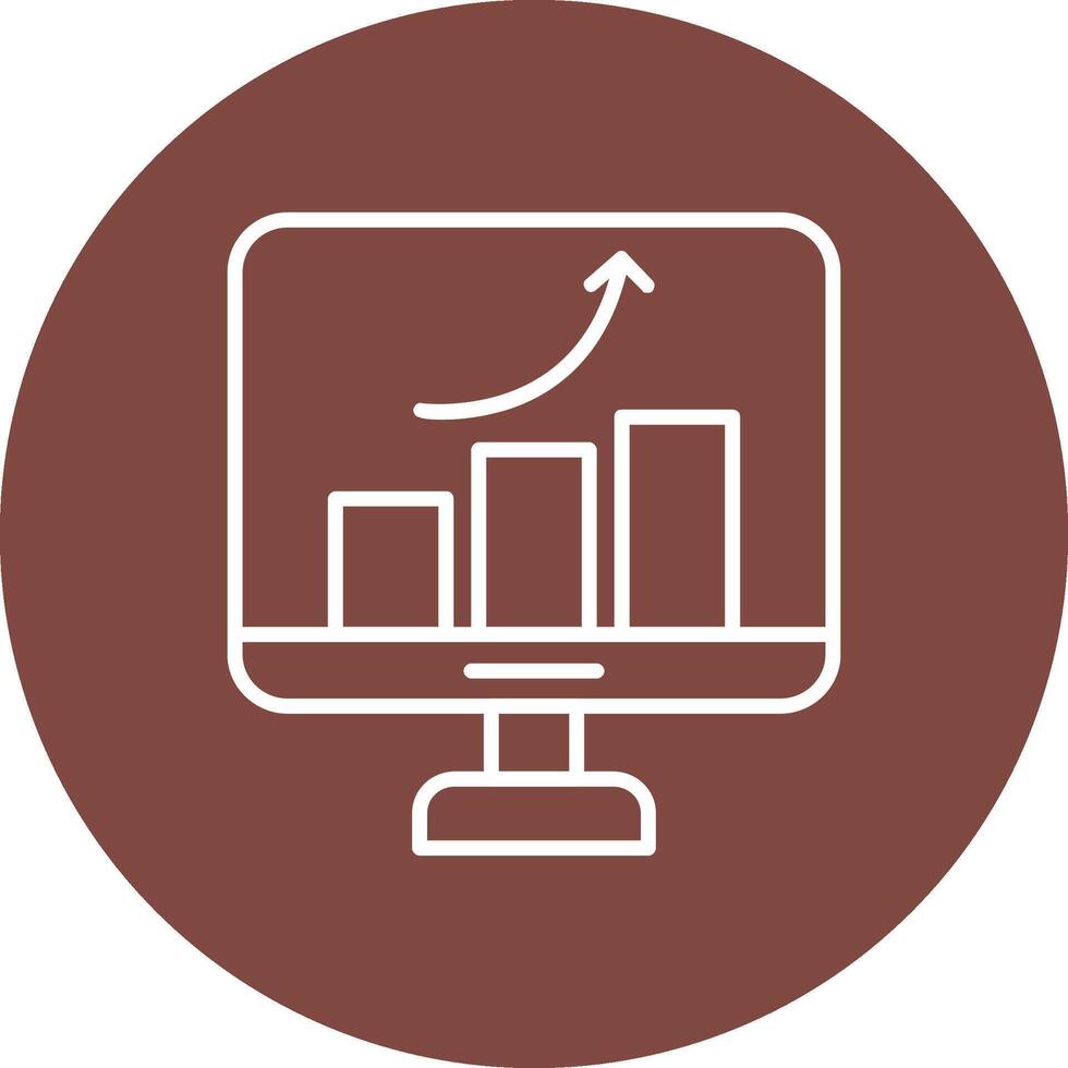 Improvement Line Multi Circle Icon vector