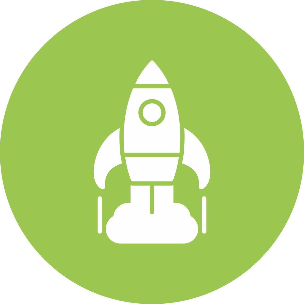 Business Startup Glyph Multi Circle Icon vector