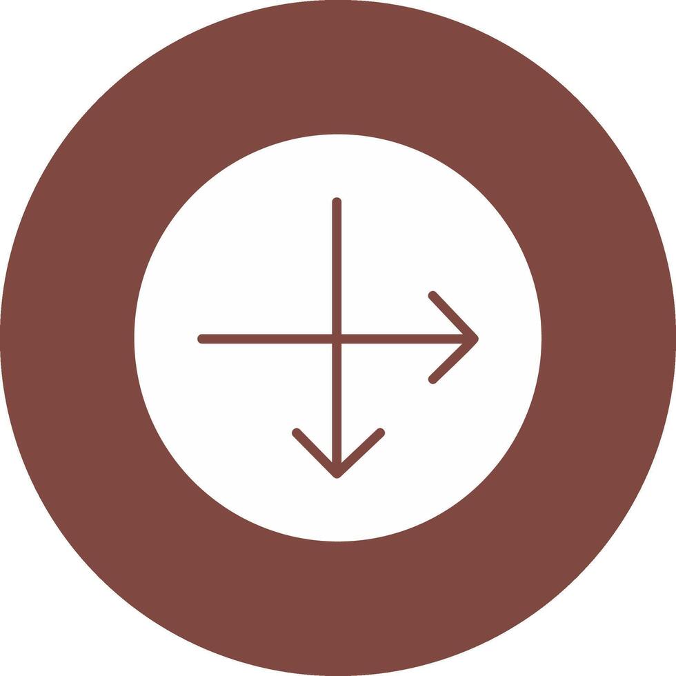 Intersect Glyph Multi Circle Icon vector