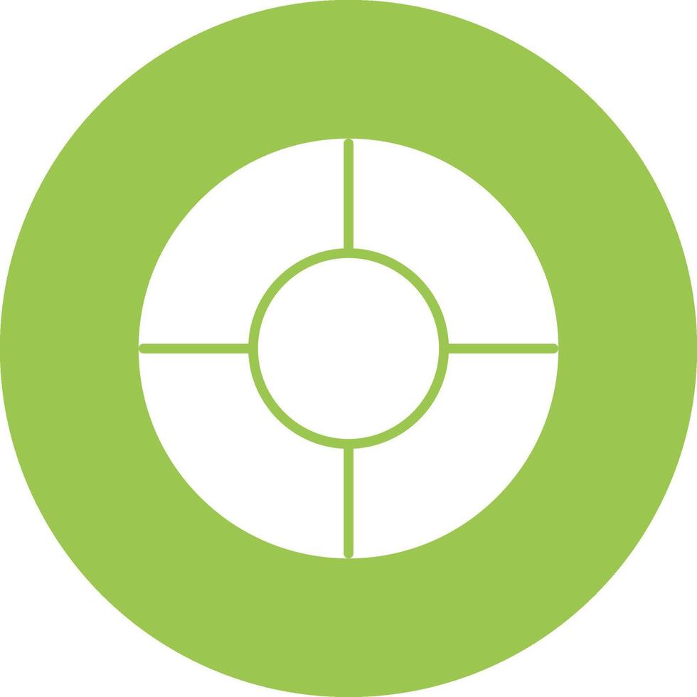 Color Wheel Glyph Multi Circle Icon vector