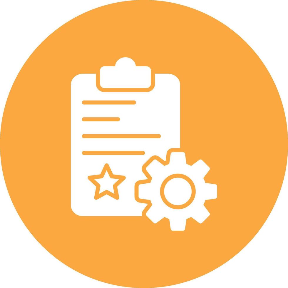Quality Control Glyph Multi Circle Icon vector