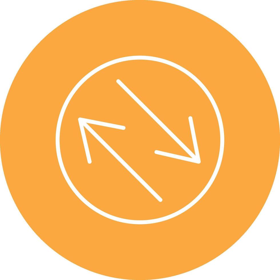 Swap Line Multi Circle Icon vector