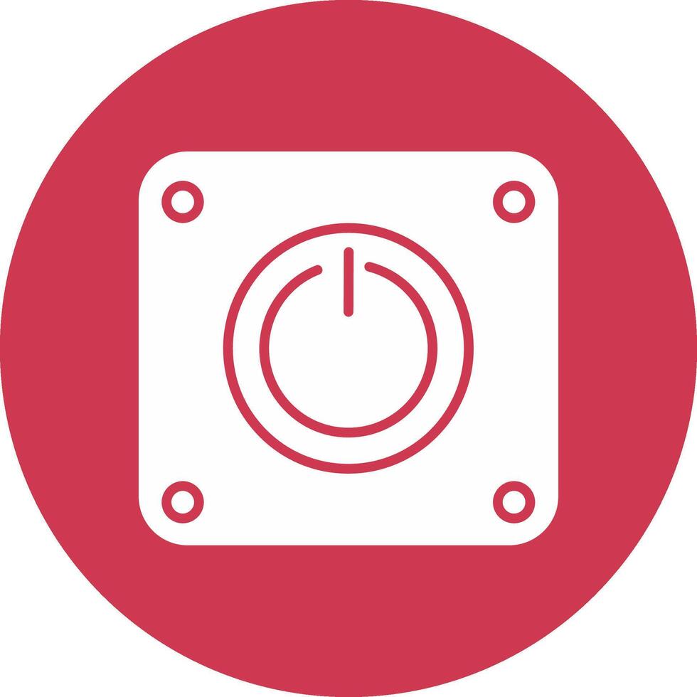 Power Glyph Multi Circle Icon vector