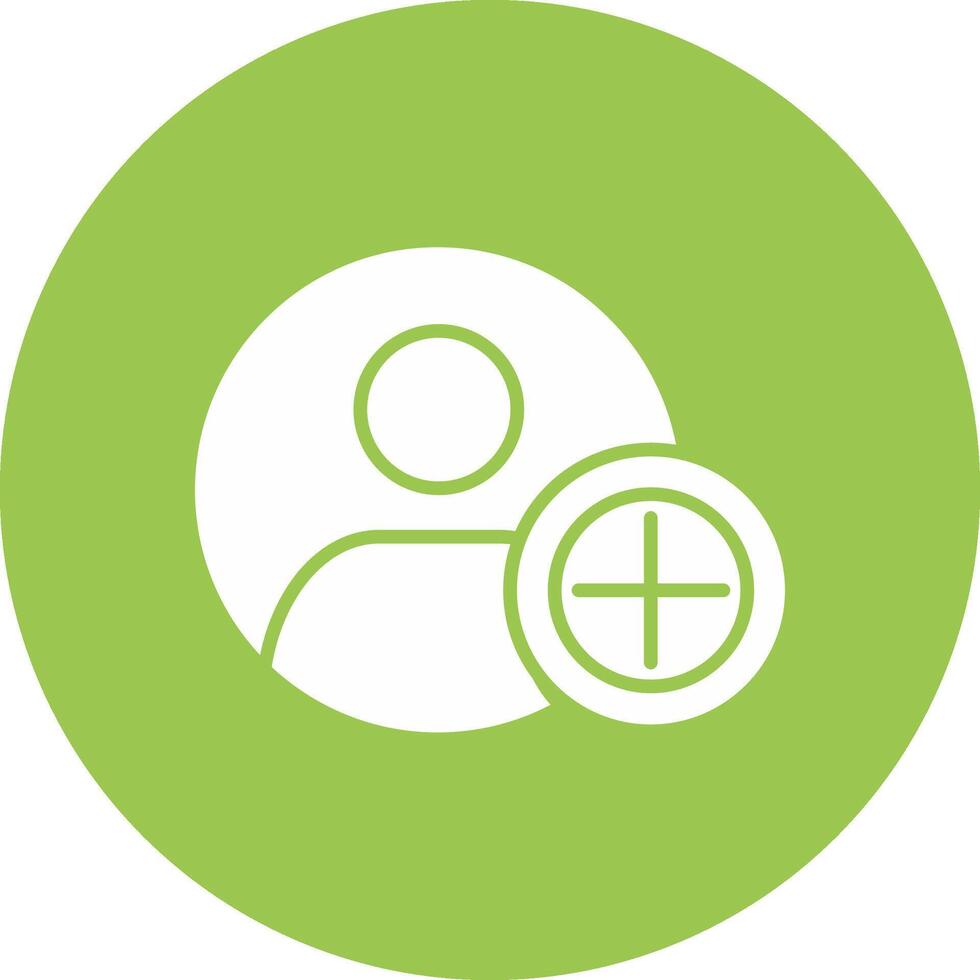 Add Glyph Multi Circle Icon vector