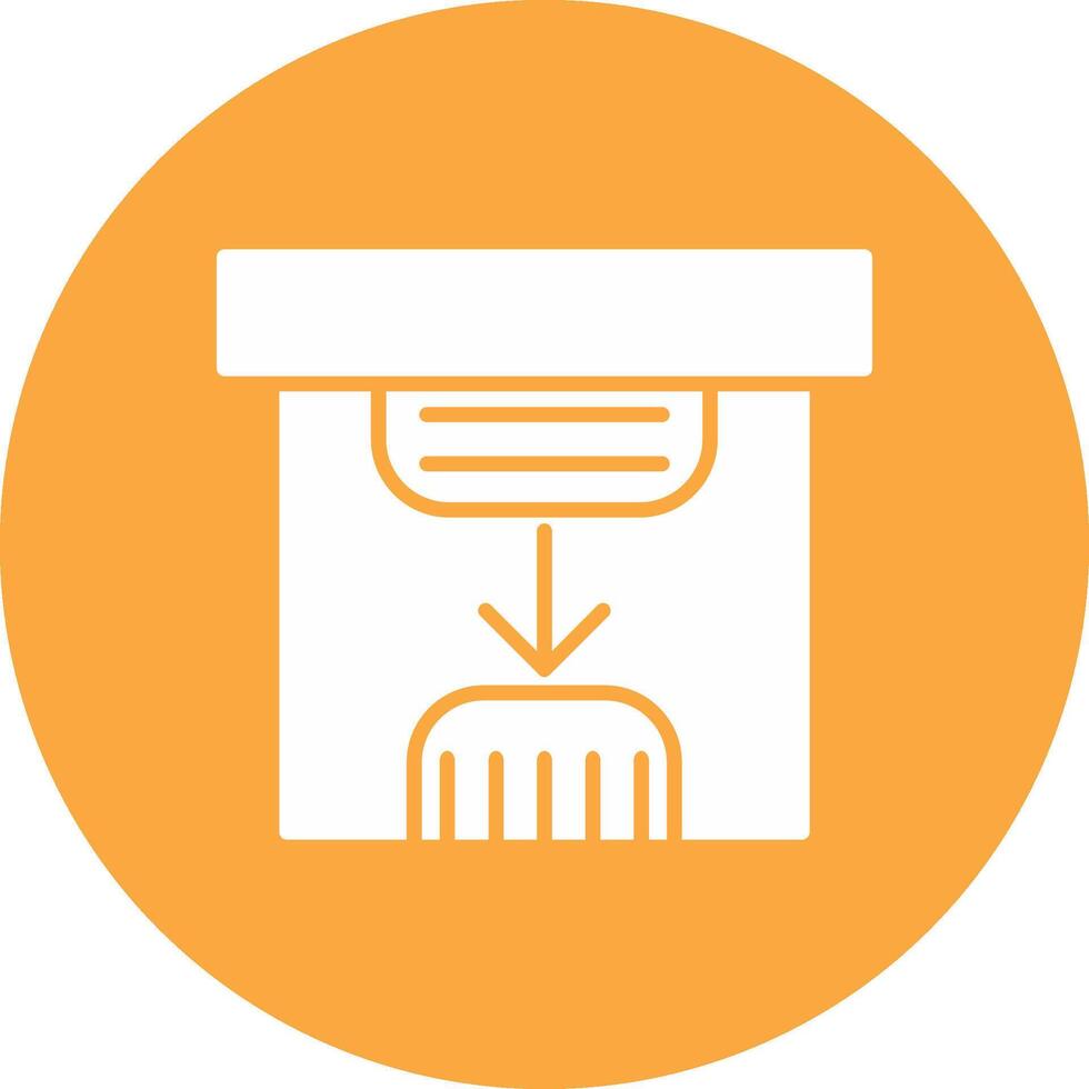 Save Glyph Multi Circle Icon vector