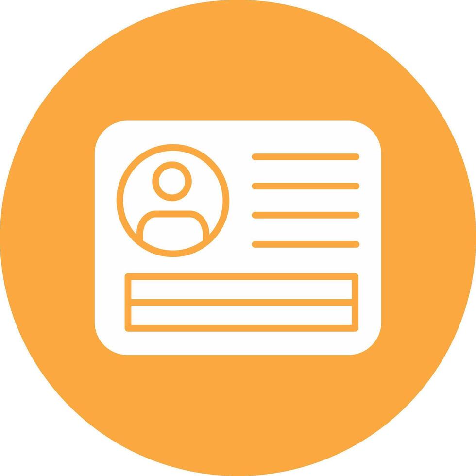 Pass Glyph Multi Circle Icon vector