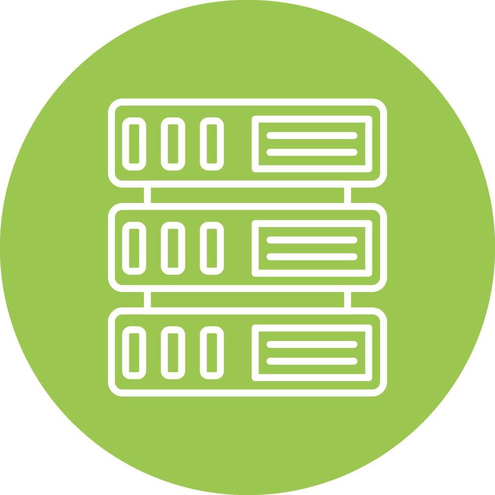 Switch Line Multi Circle Icon vector