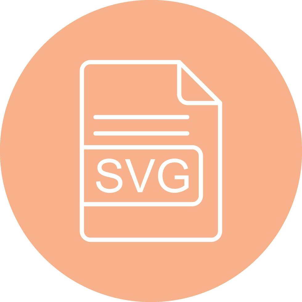 svg archivo formato línea multi circulo icono vector