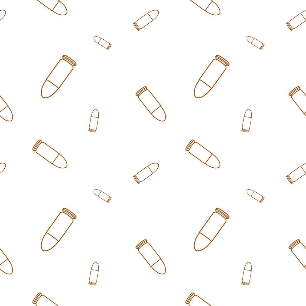 Line art bullets repeated pattern. Seamless background design. vector