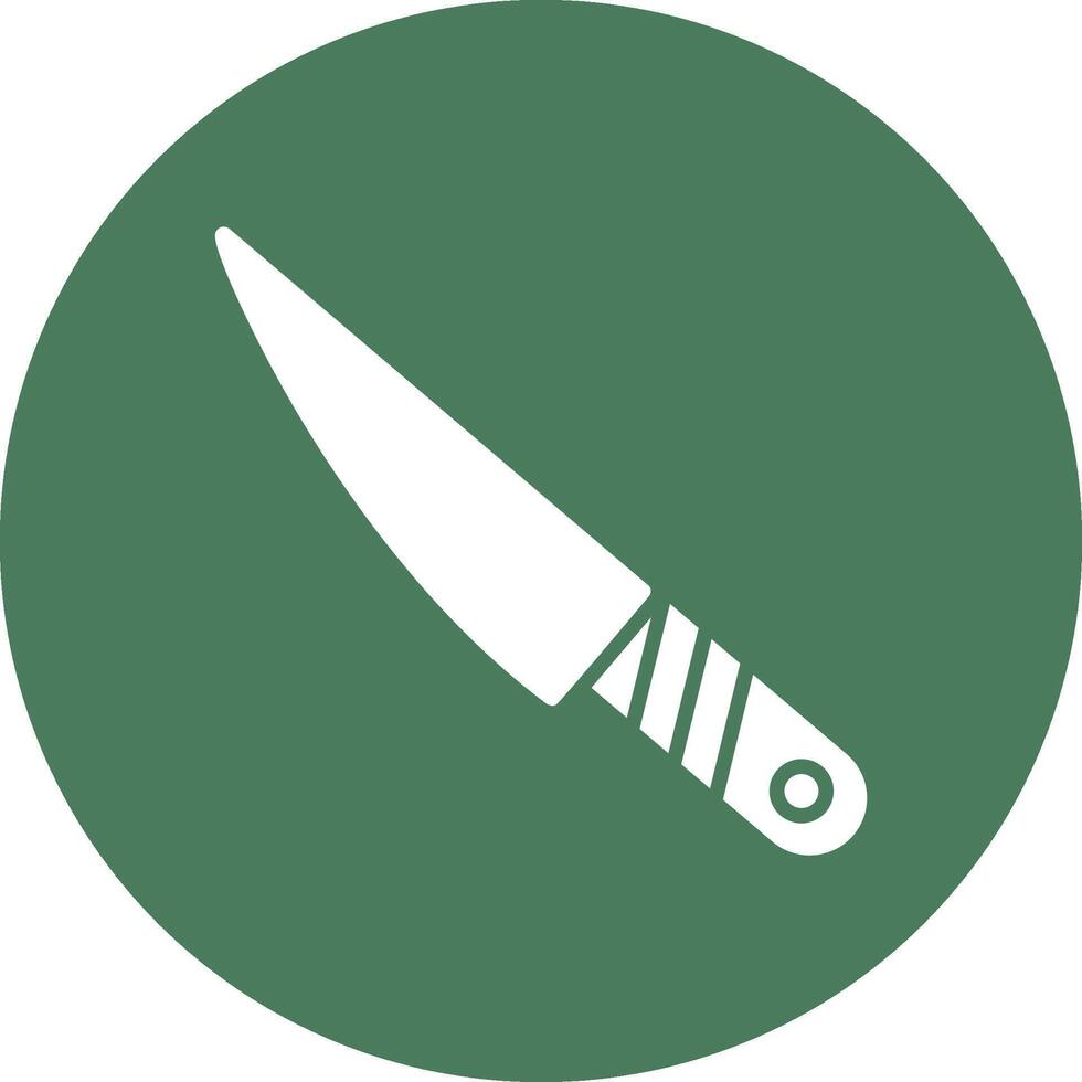 Knife Glyph Multi Circle Icon vector