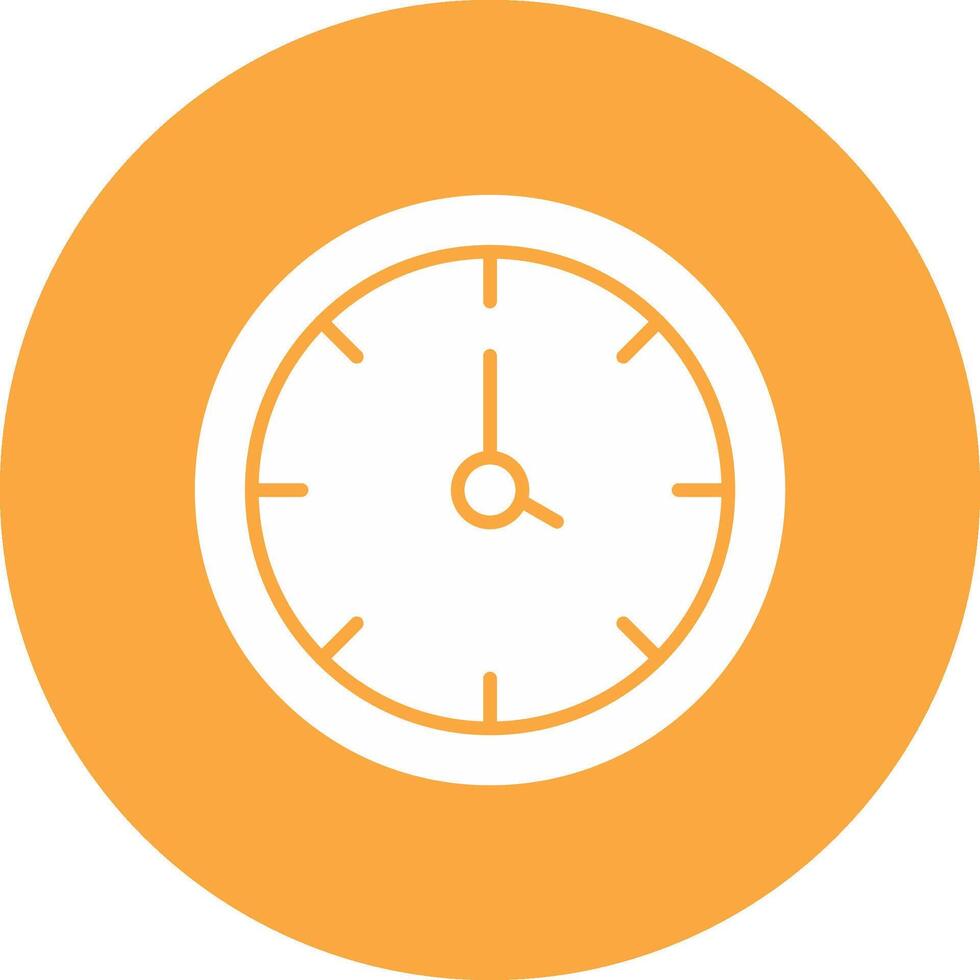 Clock Glyph Multi Circle Icon vector