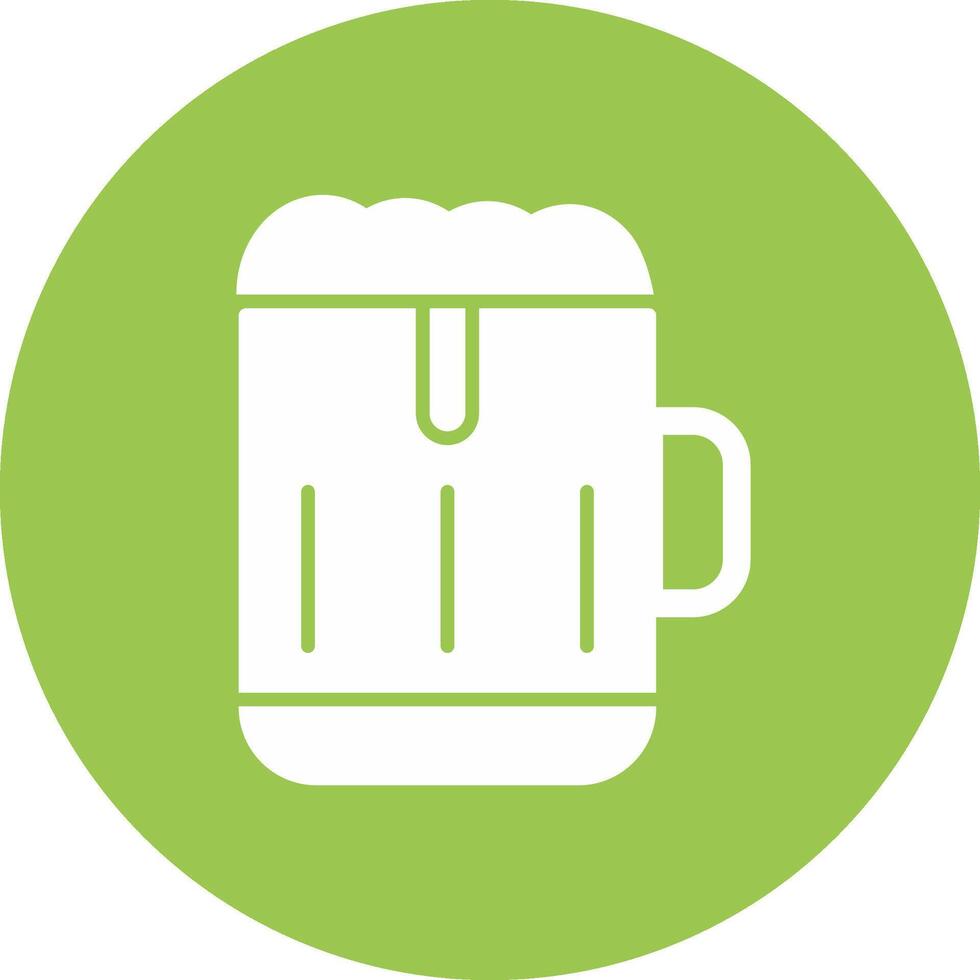 Bar Glyph Multi Circle Icon vector
