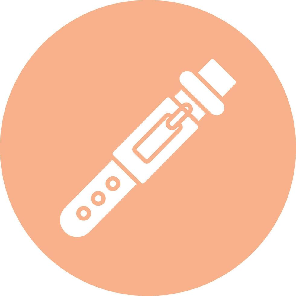 Belt Glyph Multi Circle Icon vector