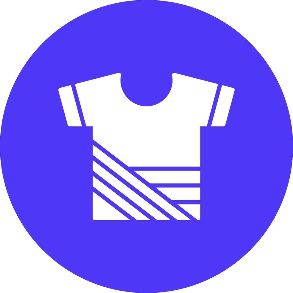 Shirt Glyph Multi Circle Icon vector