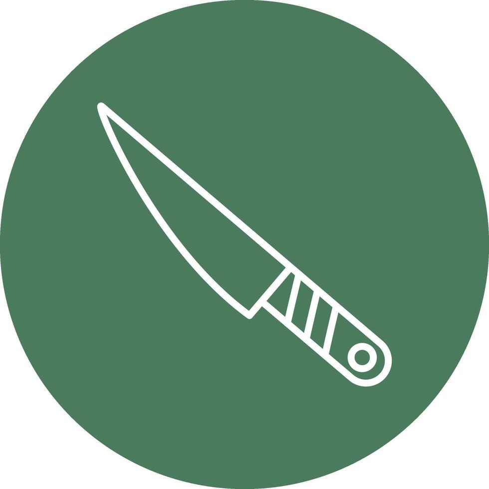 Knife Line Multi Circle Icon vector