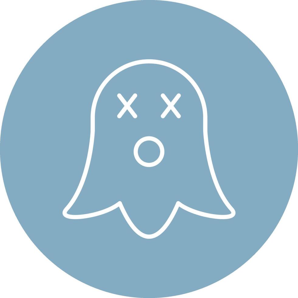Ghost Line Multi Circle Icon vector