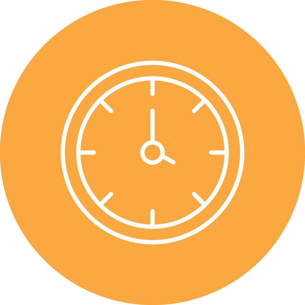 Clock Line Multi Circle Icon vector