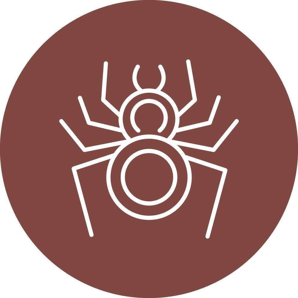 Spider Line Multi Circle Icon vector