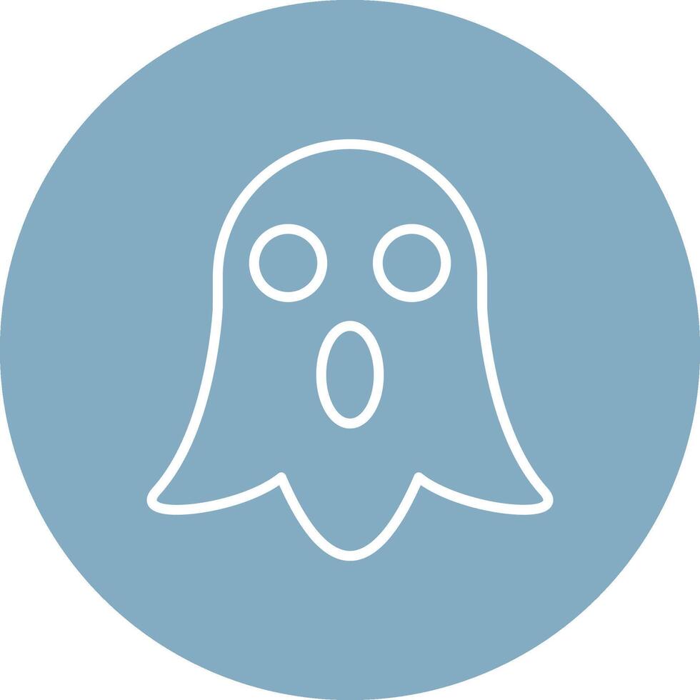 Ghost Line Multi Circle Icon vector