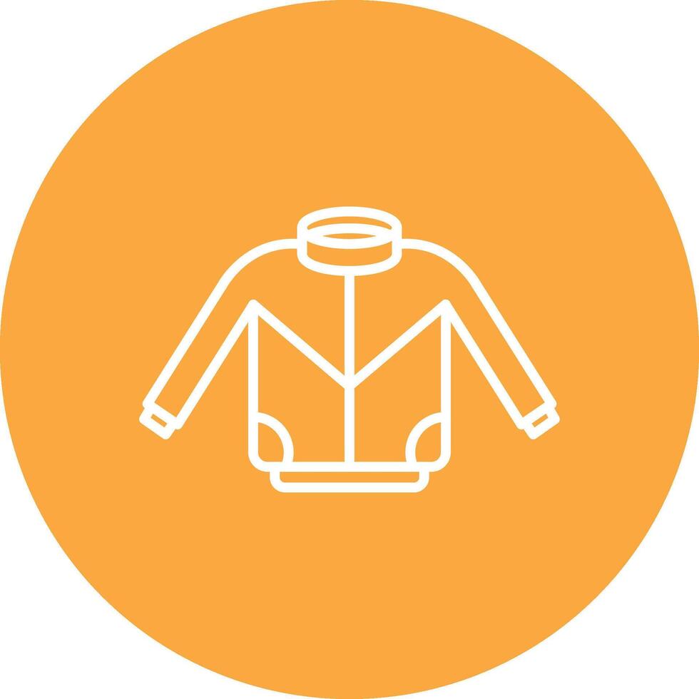 Jacket Line Multi Circle Icon vector