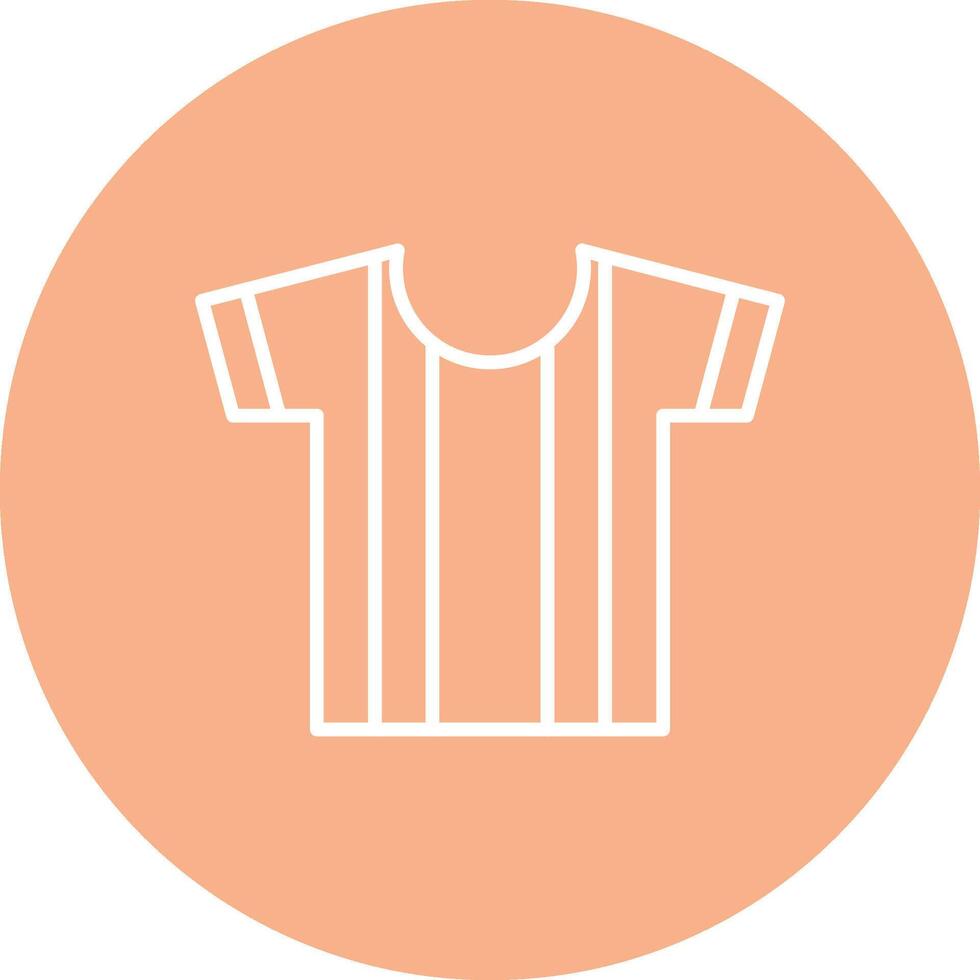 Shirt Line Multi Circle Icon vector
