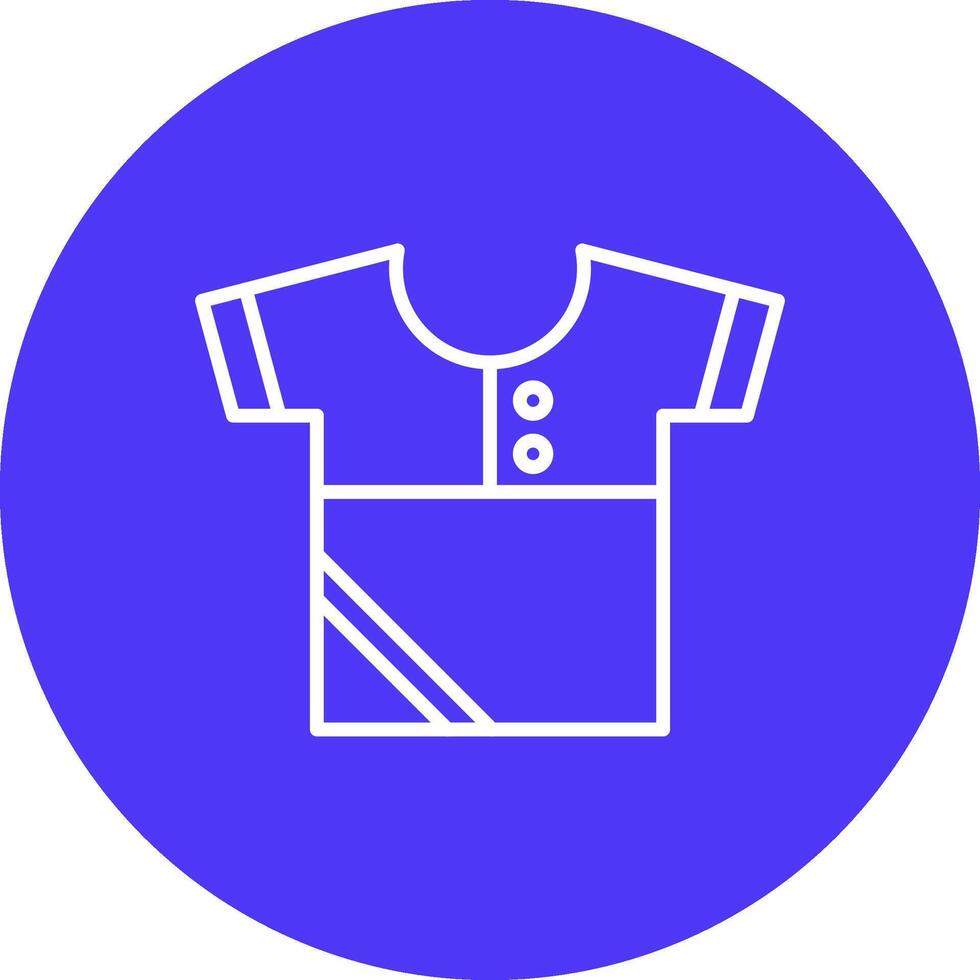 Shirt Line Multi Circle Icon vector