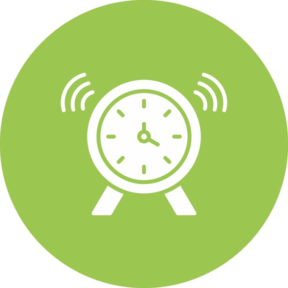 Clock Glyph Multi Circle Icon vector
