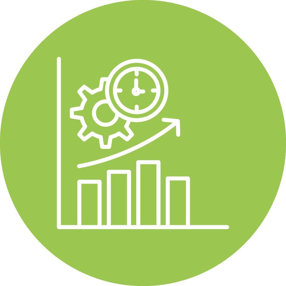 Productivity Line Multi Circle Icon vector