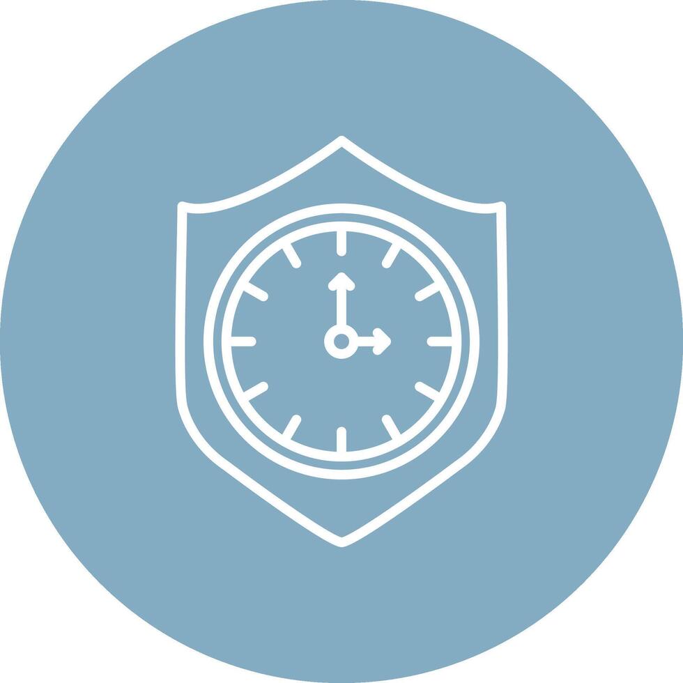 Reliablity Line Multi Circle Icon vector